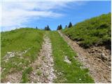 Podkorita - Ribčeva planina